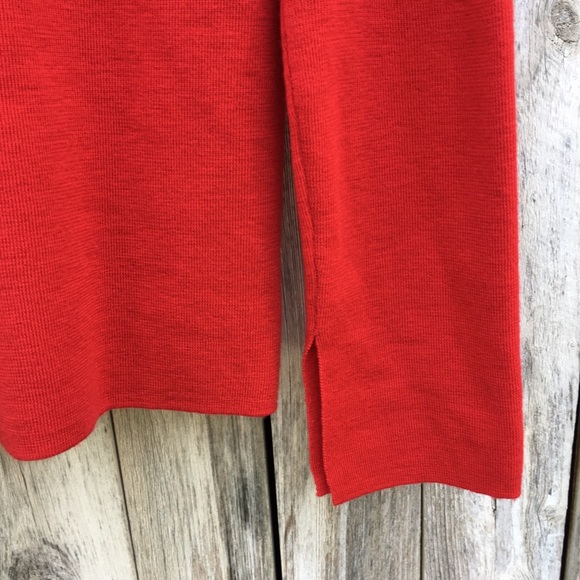 Sminfinity 100% Merino Wool Crewneck Sweater Red L - Picture 9 of 11